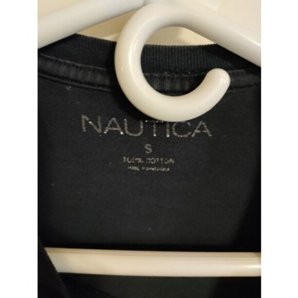 NAUTICA T-Shirt Small Short Sleeve Navy Blue Men's - Picture 2 of 3